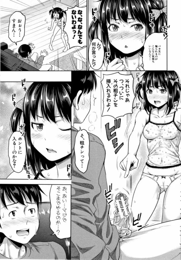 可愛い妹とのベロチューからの濃厚近親セックス!【無料 エロ同人】19