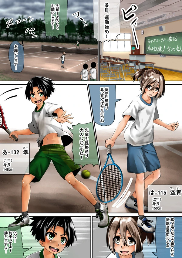 男子を奴隷として購入し、性的玩具扱いする女子校生たちｗ【無料 エロ漫画】-4