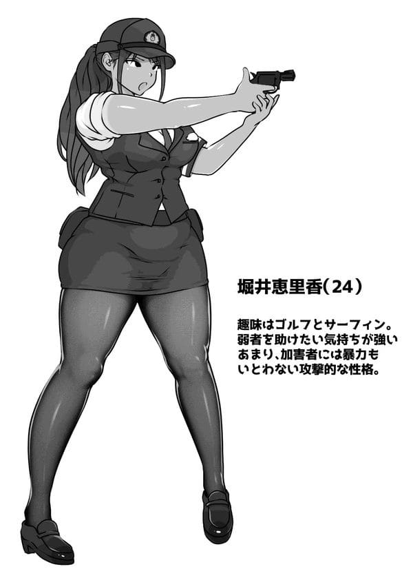 過去にパクられた男たちが集結して褐色美人な婦警を報復レイプ…【無料 エロ漫画】-2