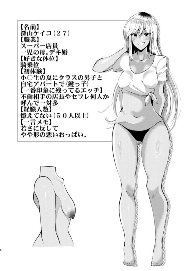 【垂れ乳 エロ漫画】エロいお姉さんのセックスとかオナニーは好きですか⁉【くろすかんとりい/調べてみました！みんなの性事情〜海水浴編〜】(5)